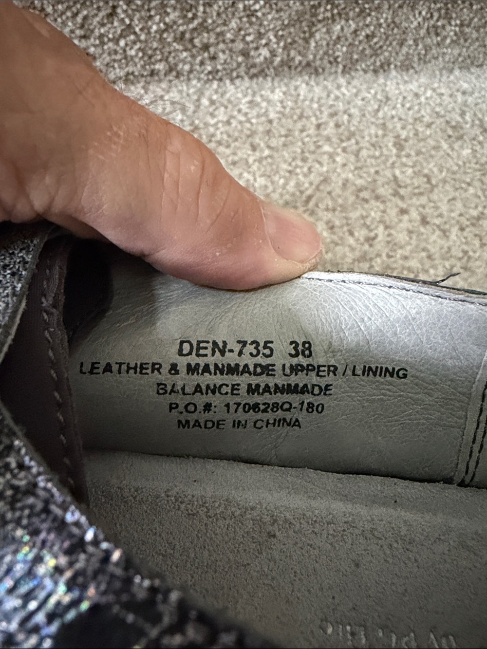 Women’s Algeria  By PgLite Metallic Gray Slip-On Casual Shoes - Picture 7 of 7